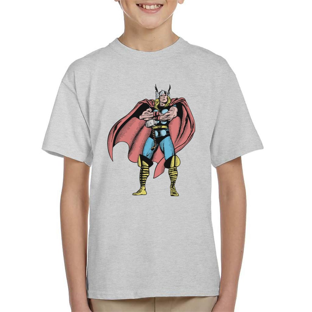 Marvel Comic Thor Arms Folded Pose Kid's T-Shirt product image 1