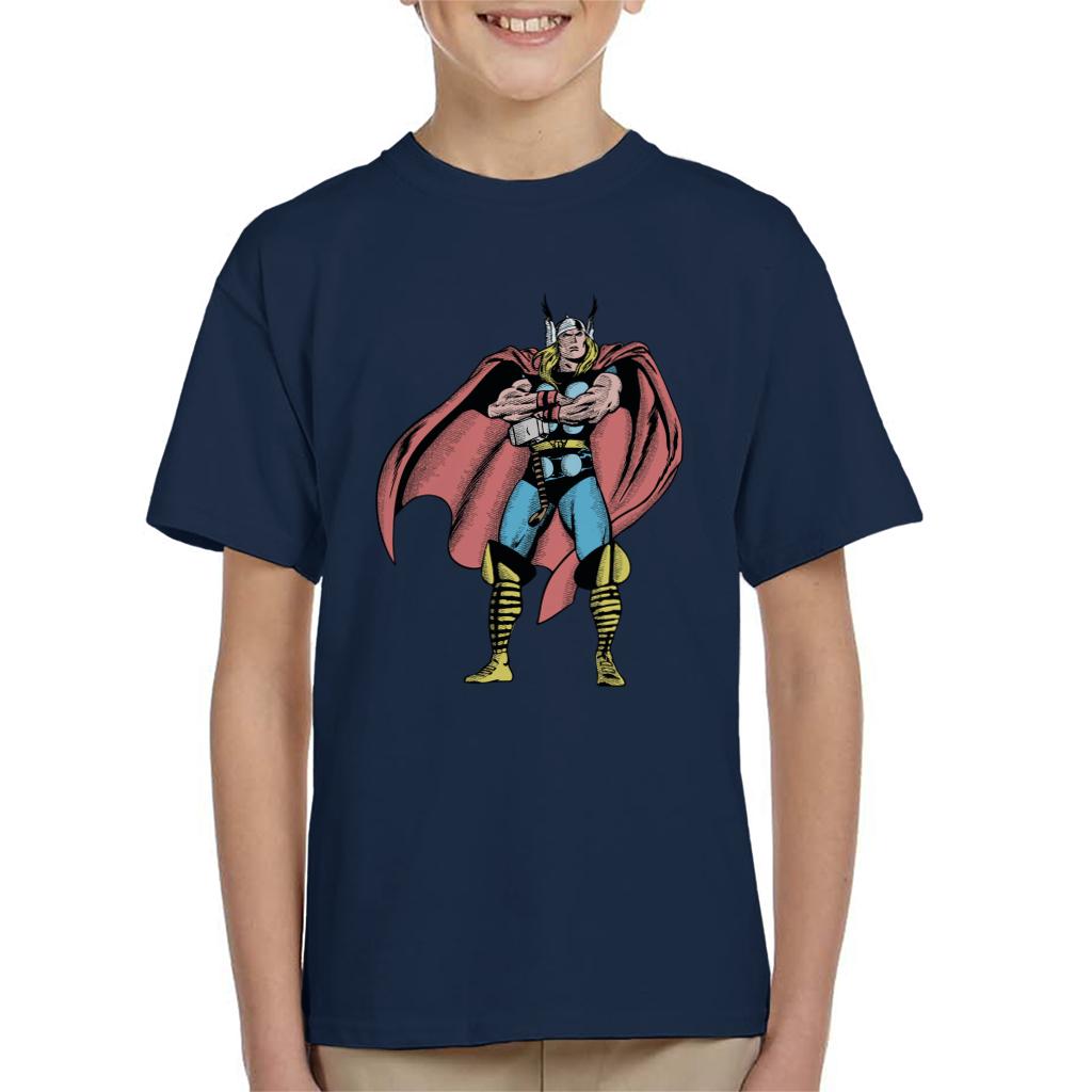 Marvel Comic Thor Arms Folded Pose Kid's T-Shirt product image 6