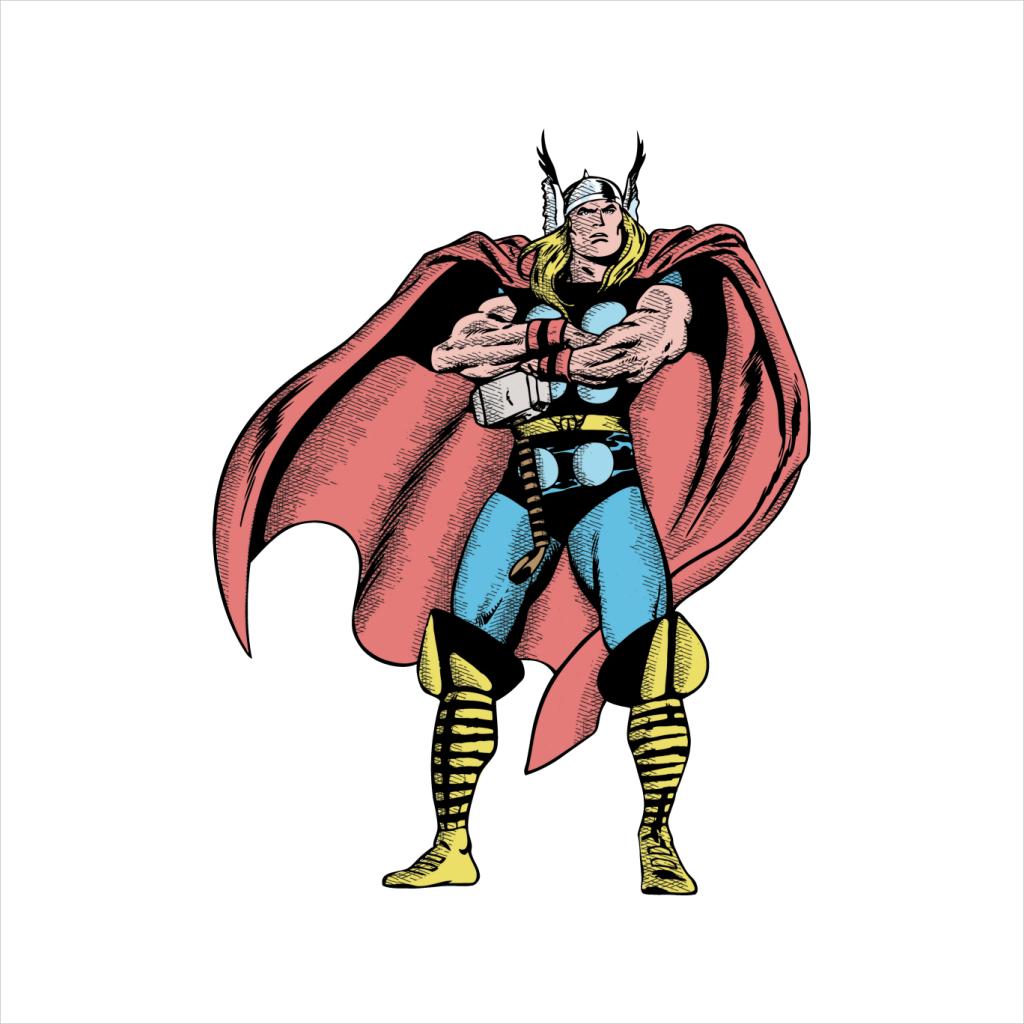Marvel Comic Thor Arms Folded Pose Kid's Hooded Sweatshirt product image 7