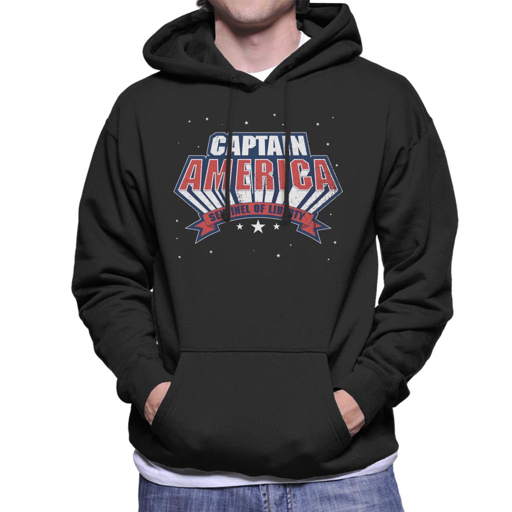 Marvel Sentinel Of Liberty Captain America Distressed Men's product image 1