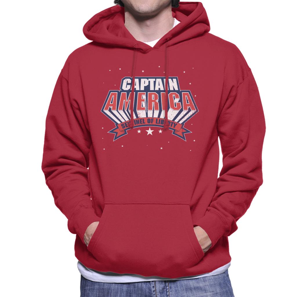 Marvel Sentinel Of Liberty Captain America Distressed Men's product image 4