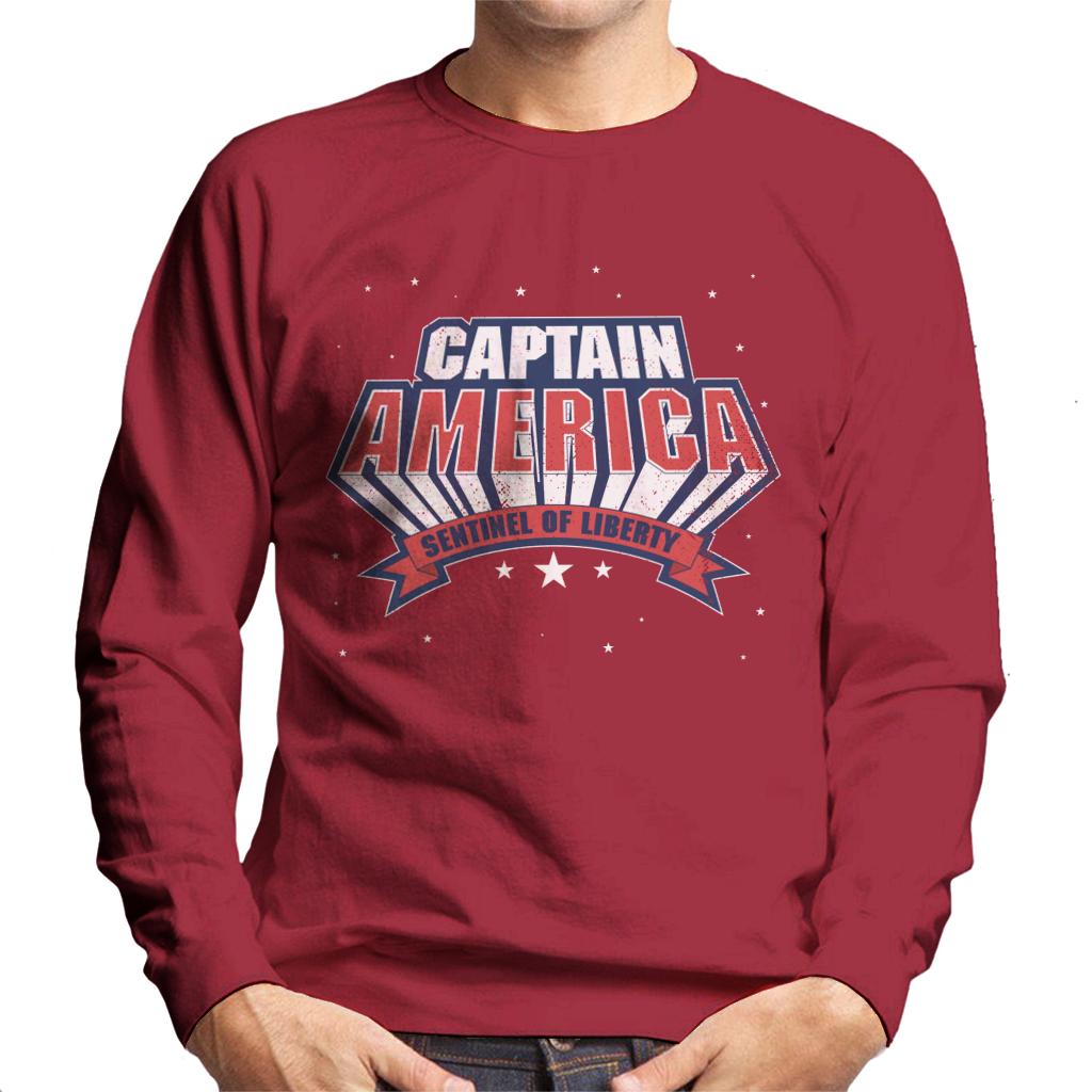 Marvel Sentinel Of Liberty Captain America Distressed Men's product image 4