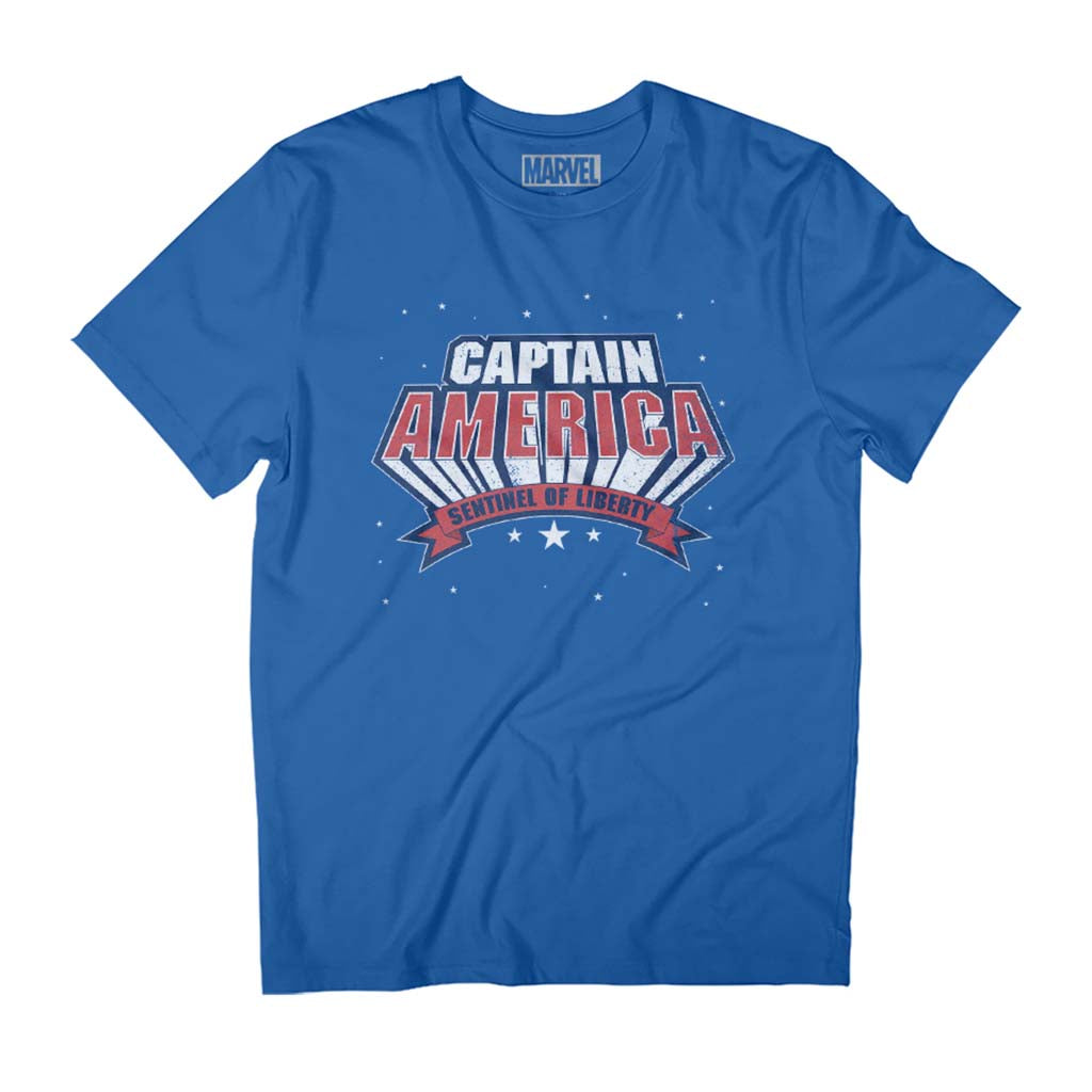 Marvel Sentinel Of Liberty Captain America Distressed Men's product image 1