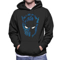Marvel Mask Text Outline Black Panther Men's Hooded product image 1