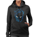Marvel Mask Text Outline Black Panther Women's Hooded product image 1
