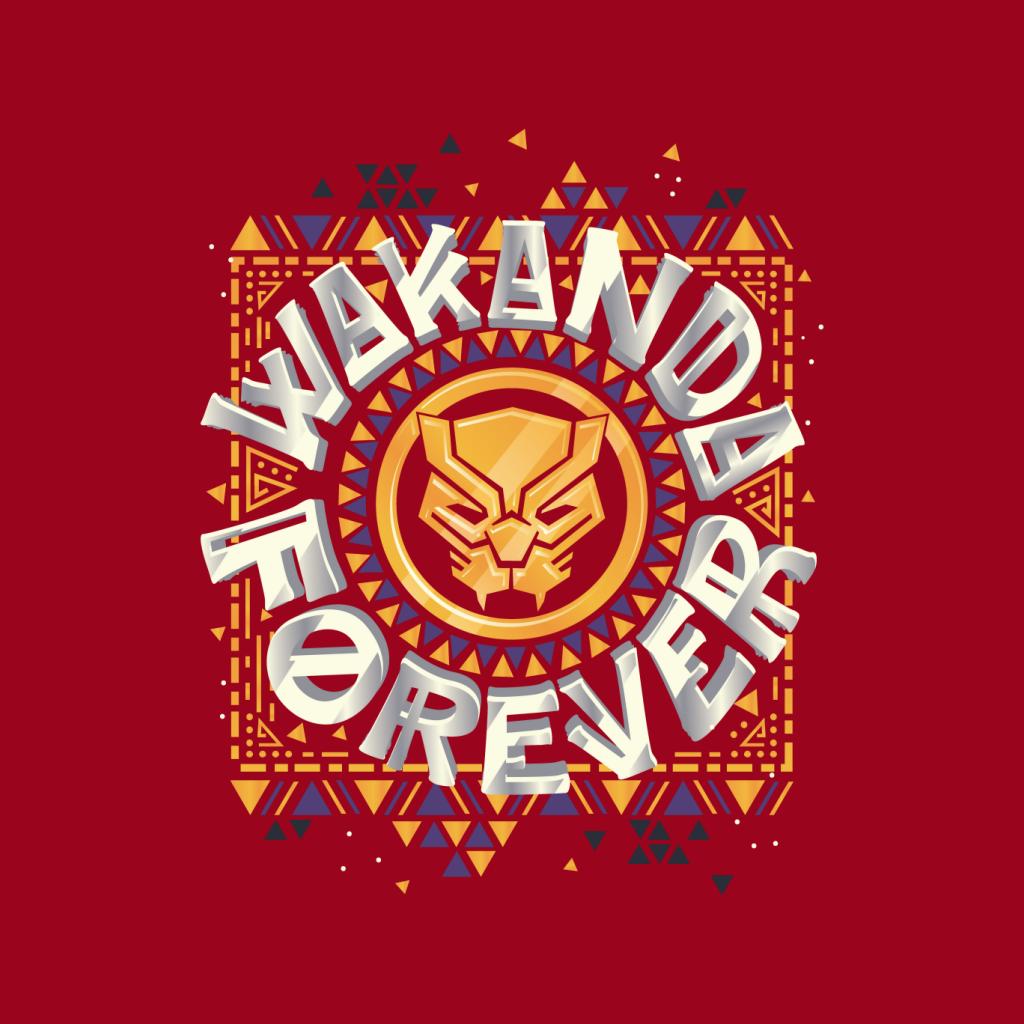 Marvel Black Panther Circle Logo Wakanda Forever Kid's product image 5