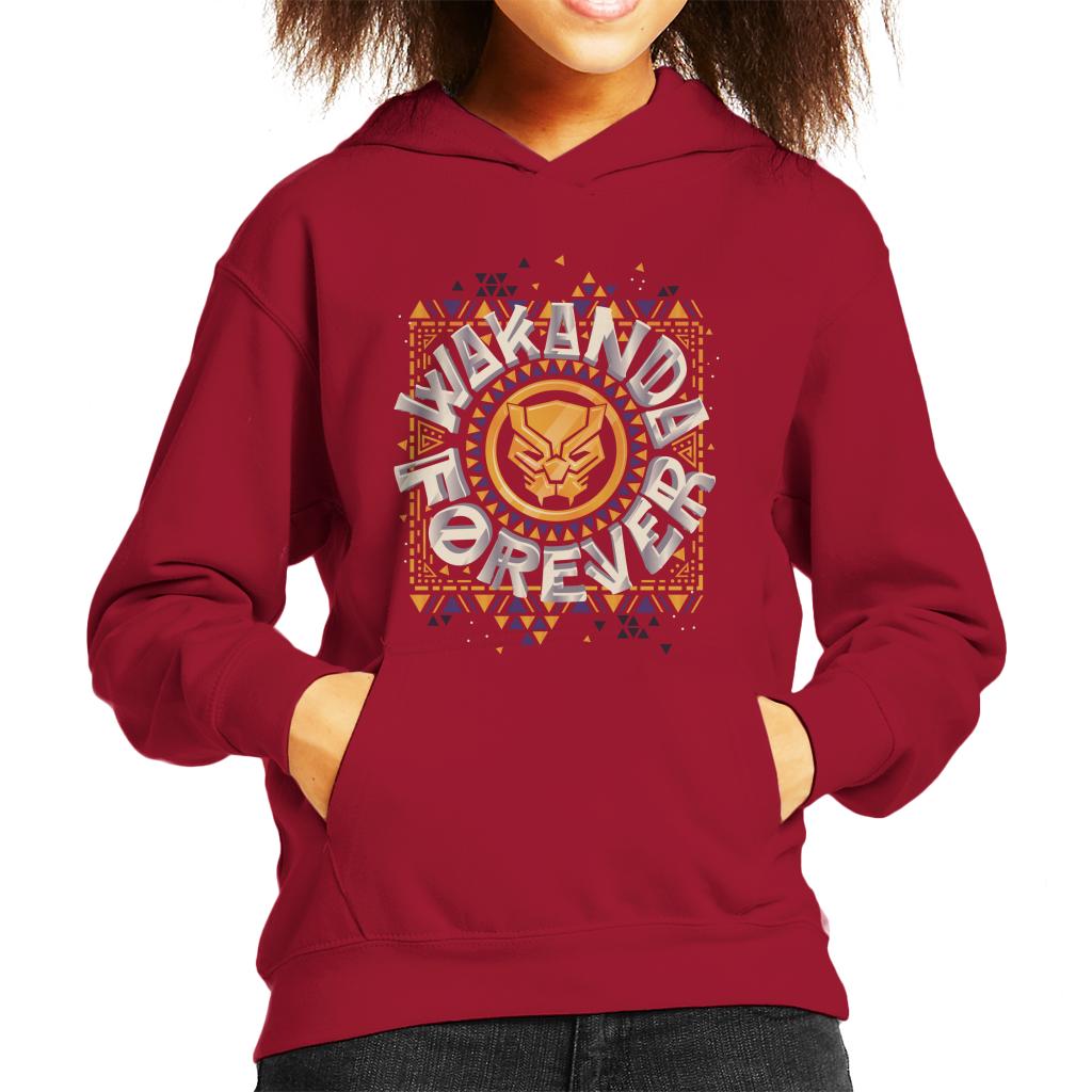 Marvel Black Panther Circle Logo Wakanda Forever Kid's product image 4