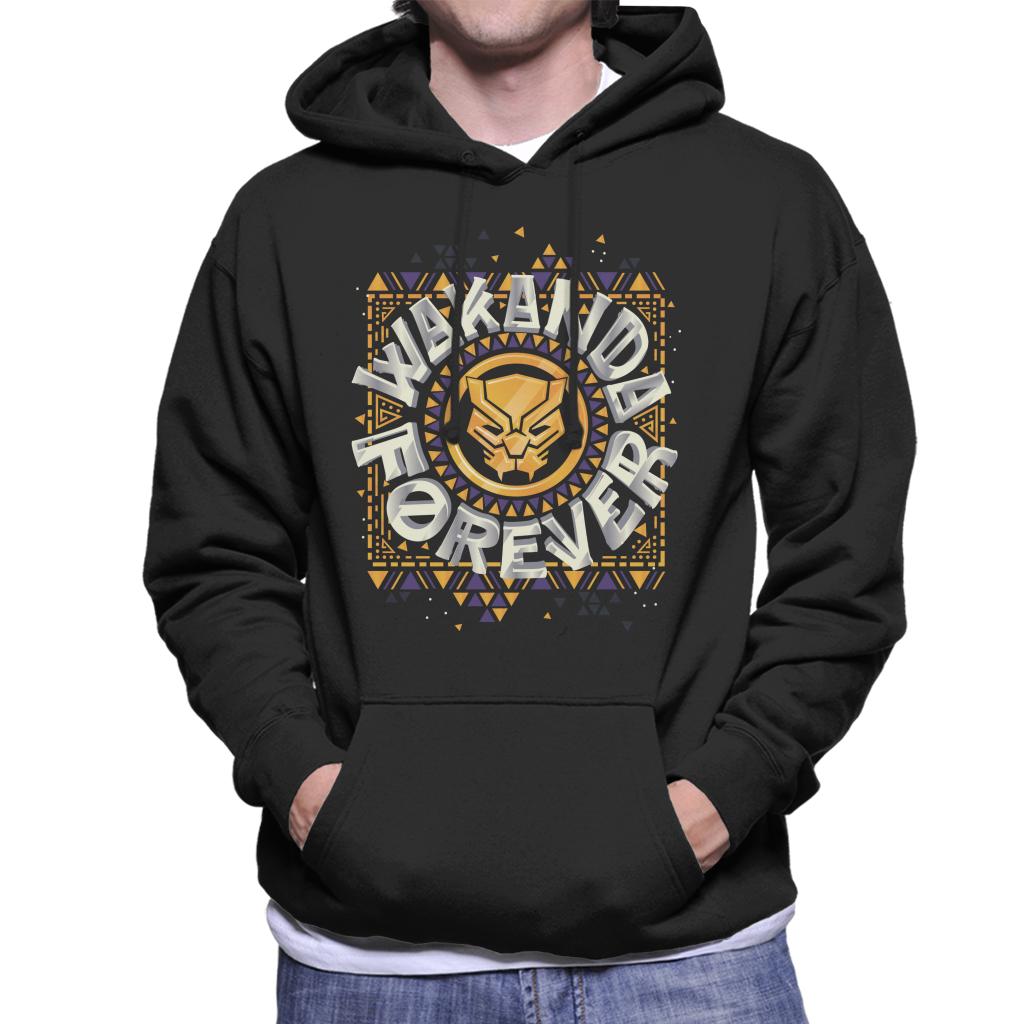 Marvel Black Panther Circle Logo Wakanda Forever Men's product image 1