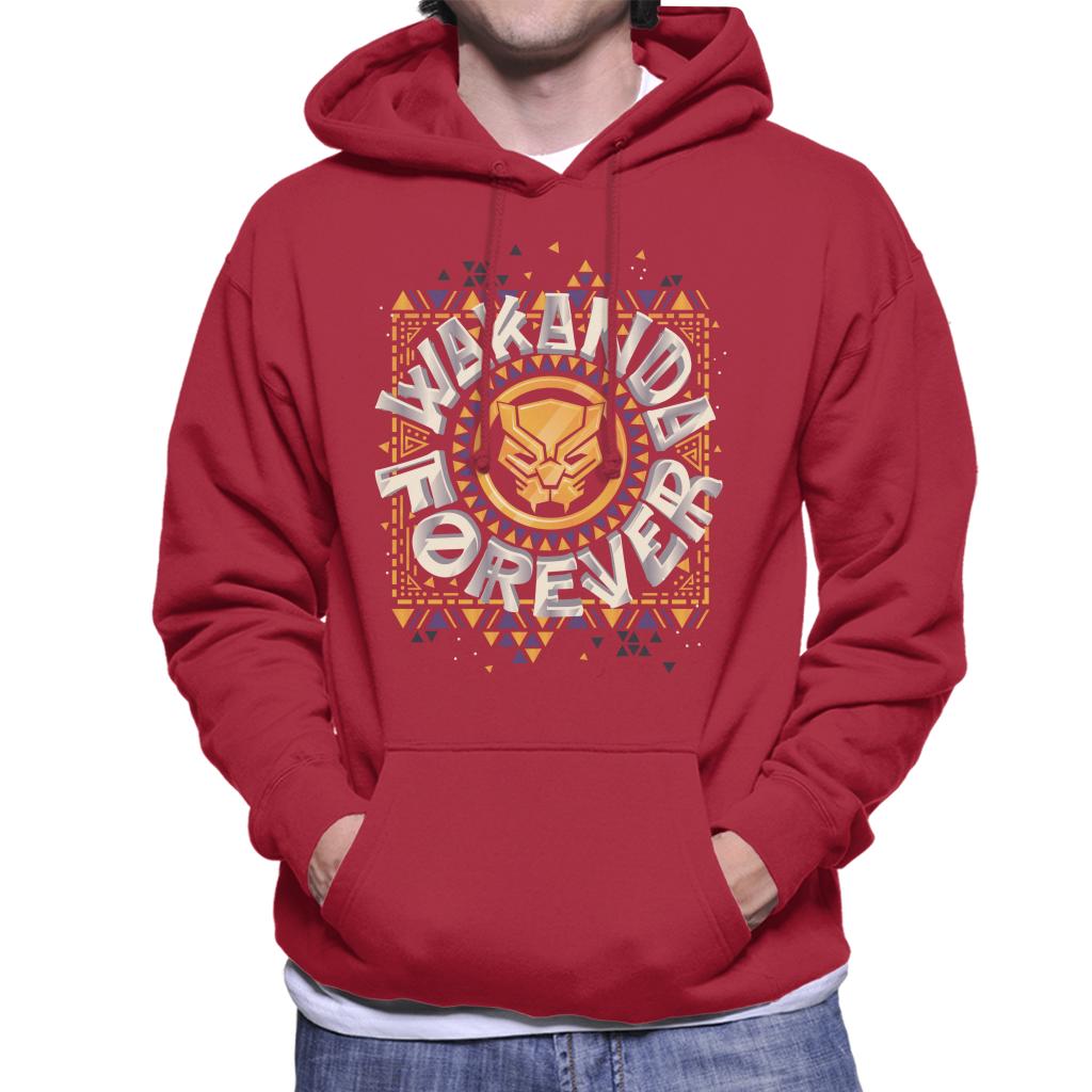 Marvel Black Panther Circle Logo Wakanda Forever Men's product image 4