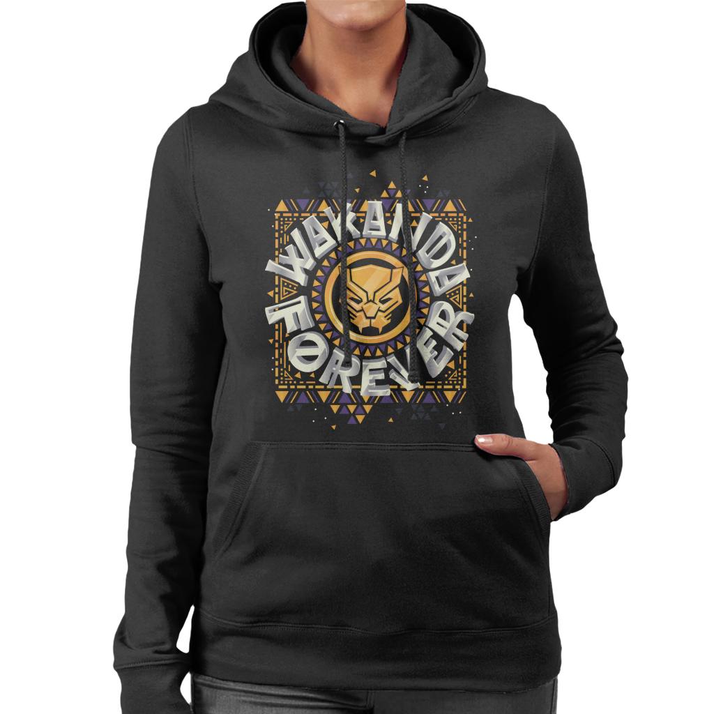 Marvel Black Panther Circle Logo Wakanda Forever Women's product image 1