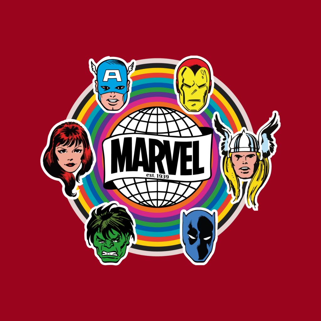 Marvel Comic Retro Avengers Heads Logo Kid's Hooded product image 7