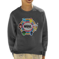 Marvel Comic Retro Avengers Heads Logo Kid's Sweatshirt product image 1