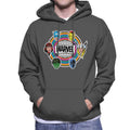 Marvel Comic Retro Avengers Heads Logo Men's Hooded product image 1