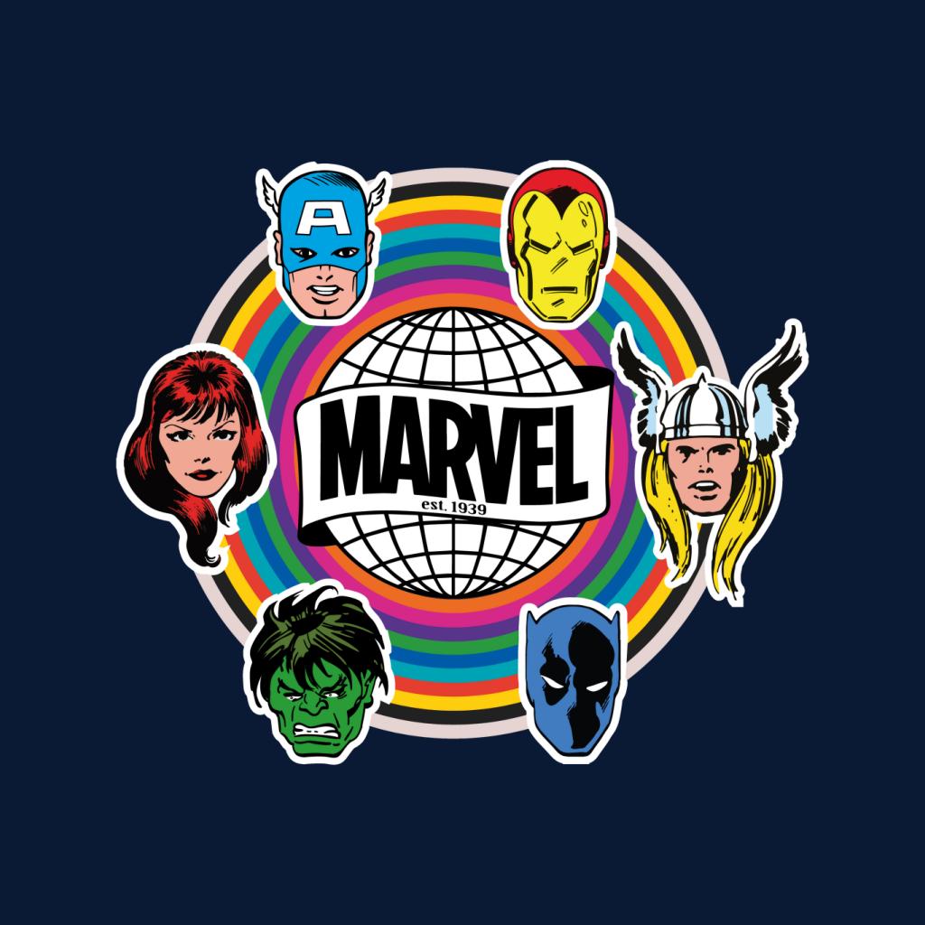 Marvel Comic Retro Avengers Heads Logo Kid's Sweatshirt product image 5