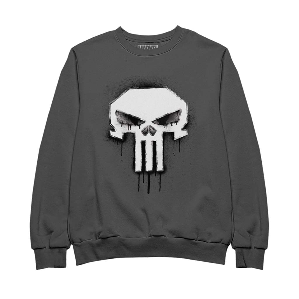 Marvel The Punisher Classic Paint Drip Skull Logo Men's product image 1