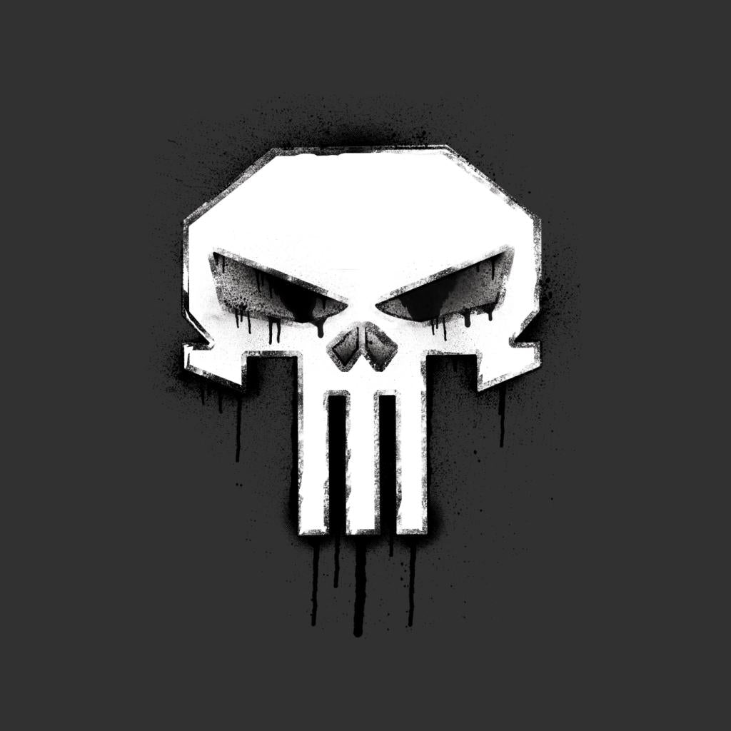 Marvel The Punisher Classic Paint Drip Skull Logo Kid's product image 2