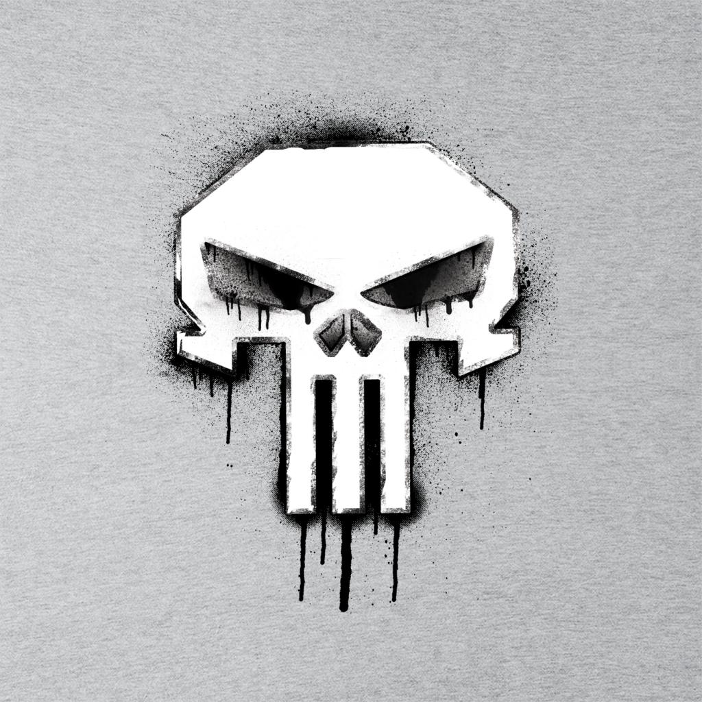 Marvel The Punisher Classic Paint Drip Skull Logo Kid's product image 5