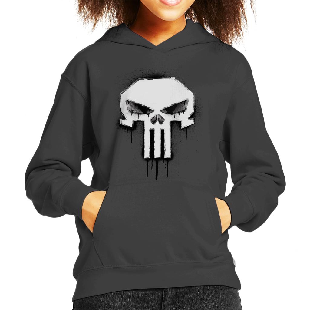 Marvel The Punisher Classic Paint Drip Skull Logo Kid's product image 1