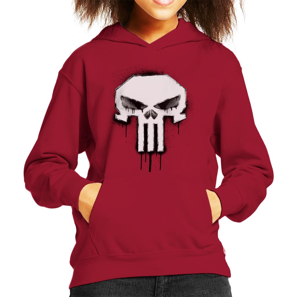 Marvel The Punisher Classic Paint Drip Skull Logo Kid's product image 6