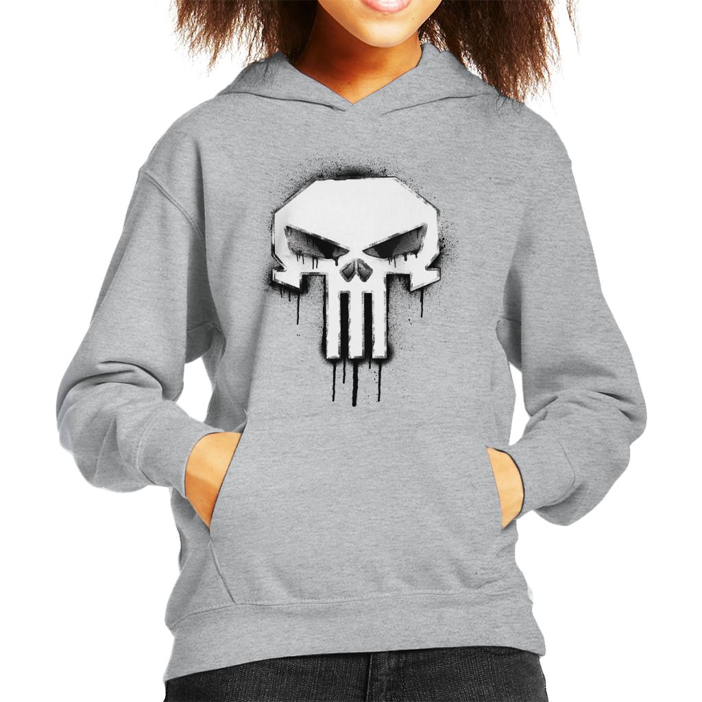 Marvel The Punisher Classic Paint Drip Skull Logo Kid's product image 4