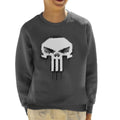 Marvel The Punisher Classic Paint Drip Skull Logo Kid's product image 1