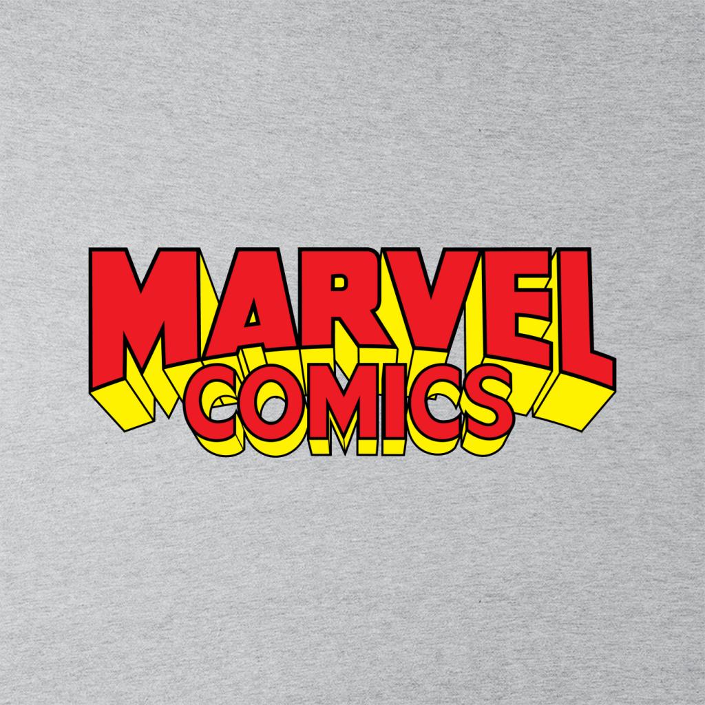 Marvel Comics Retro Red Yellow Logo Women's Sweatshirt product image 2