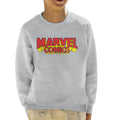 Marvel Comics Retro Red Yellow Logo Kid's Sweatshirt product image 1