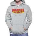 Marvel Comics Retro Red Yellow Logo Men's Hooded Sweatshirt product image 1