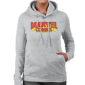 Marvel Comics Retro Red Yellow Logo Women's Hooded product image 1