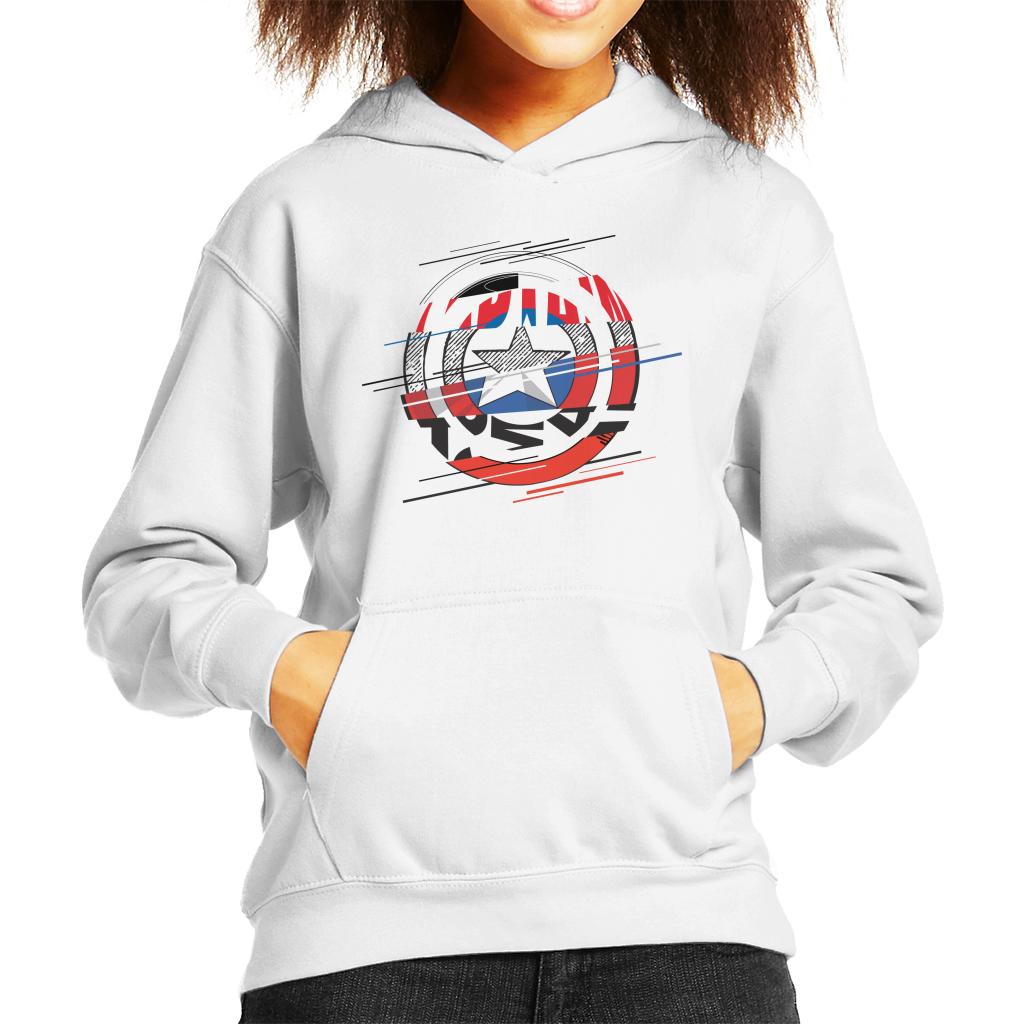 Marvel Captain America Slashed Shield Kid's Hooded product image 6