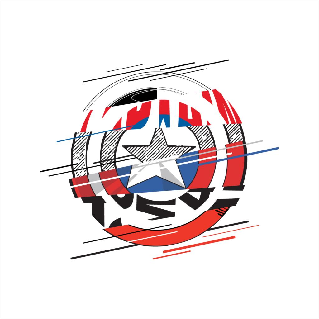 Marvel Captain America Slashed Shield Men's Hooded product image 2