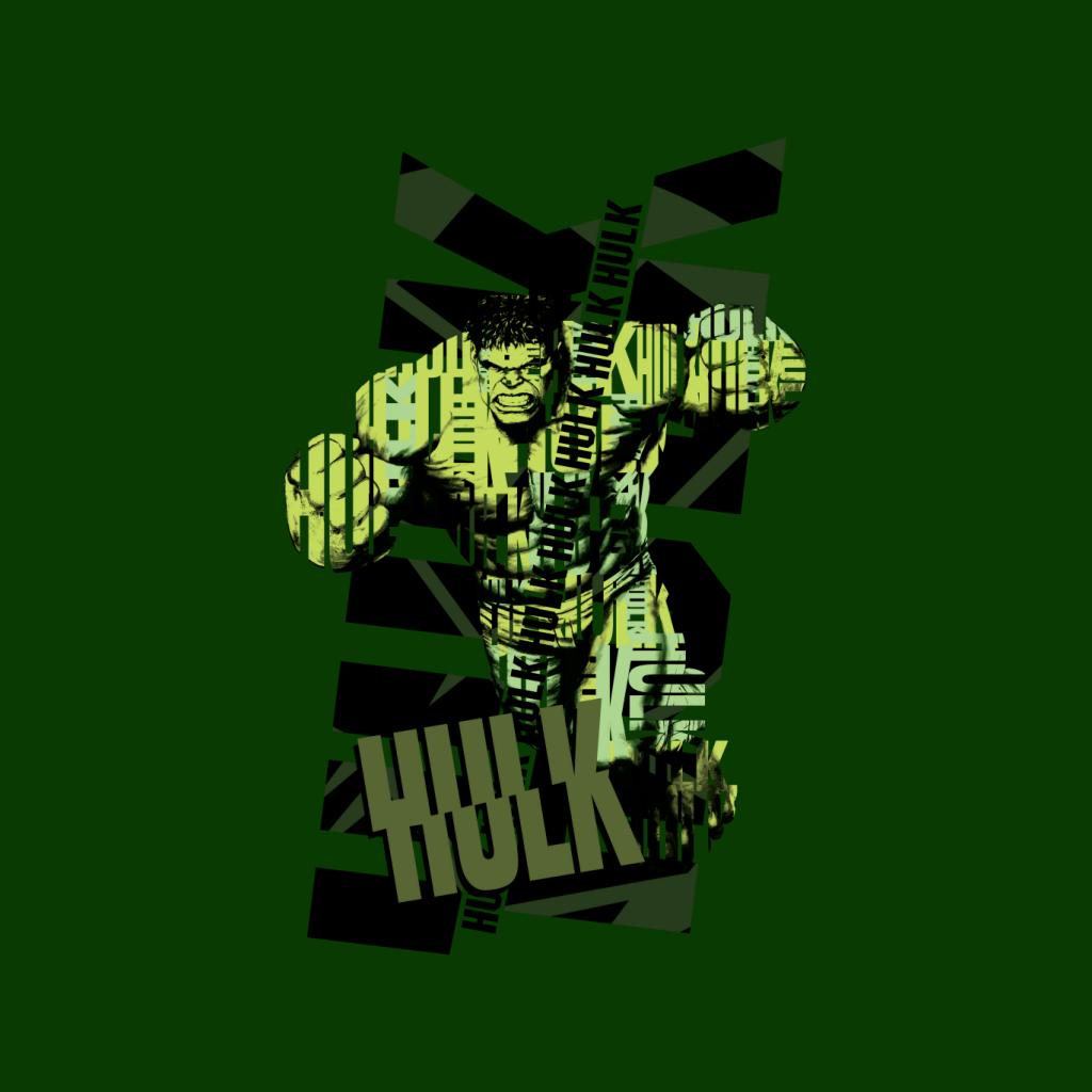 Marvel The Incredible Hulk Text Art Kid's T-Shirt product image 7