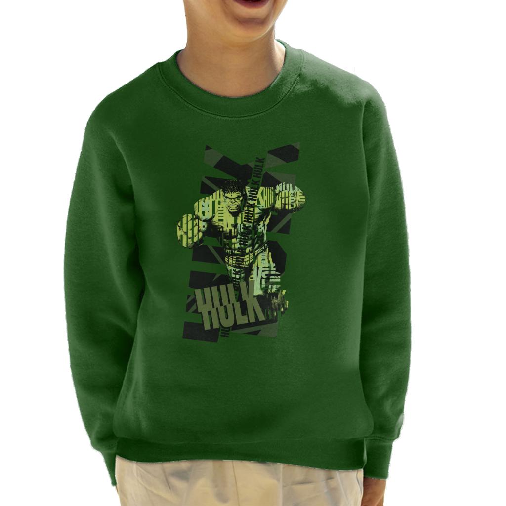 Marvel The Incredible Hulk Text Art Kid's Sweatshirt product image 6