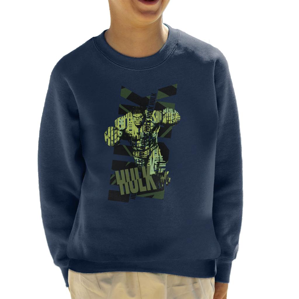 Marvel The Incredible Hulk Text Art Kid's Sweatshirt product image 4