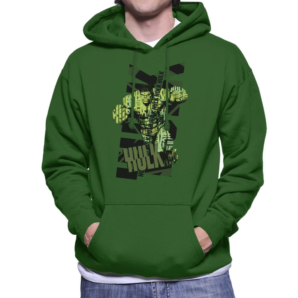 Marvel The Incredible Hulk Text Art Men's Hooded Sweatshirt product image 6