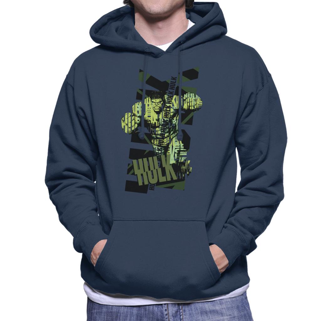 Marvel The Incredible Hulk Text Art Men's Hooded Sweatshirt product image 4