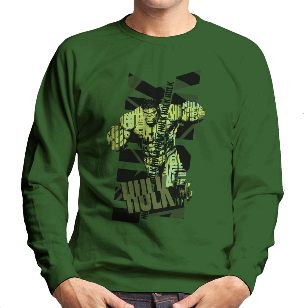 Marvel The Incredible Hulk Text Art Men's Sweatshirt product image 6