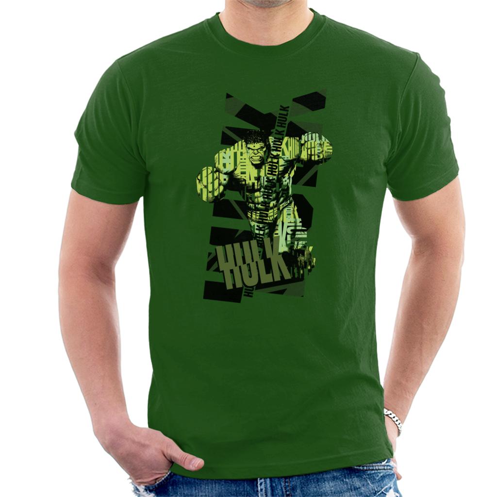 Marvel The Incredible Hulk Text Art Men's T-Shirt product image 6