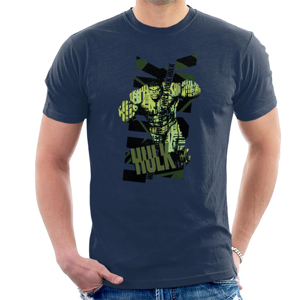 Marvel The Incredible Hulk Text Art Men's T-Shirt product image 4