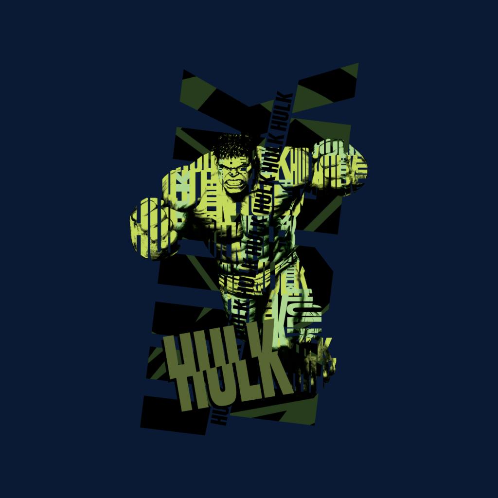 Marvel The Incredible Hulk Text Art Men's T-Shirt product image 5