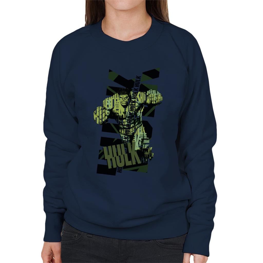 Marvel The Incredible Hulk Text Art Women's Sweatshirt product image 4