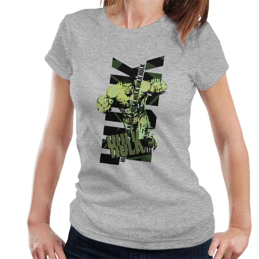 Marvel The Incredible Hulk Text Art Women's T-Shirt product image 1
