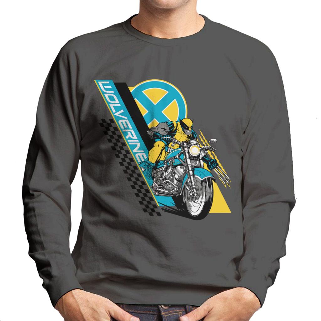 Marvel Wolverine Motorcycle X Men Men's Sweatshirt product image 1