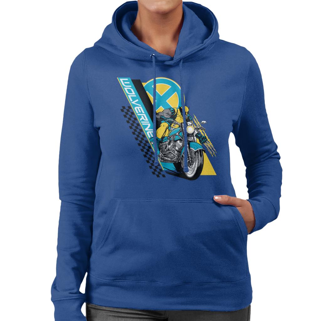 Marvel Wolverine Motorcycle X Men Women's Hooded Sweatshirt product image 6