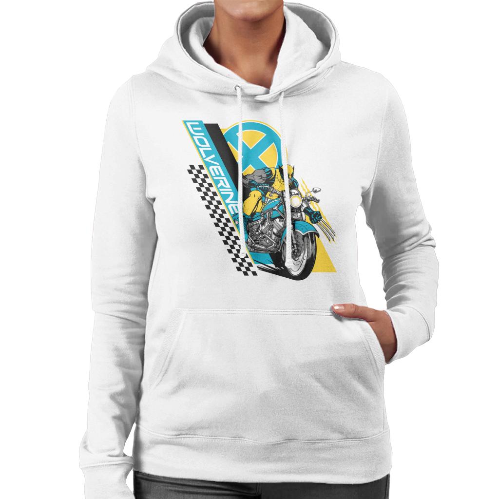 Marvel Wolverine Motorcycle X Men Women's Hooded Sweatshirt product image 4