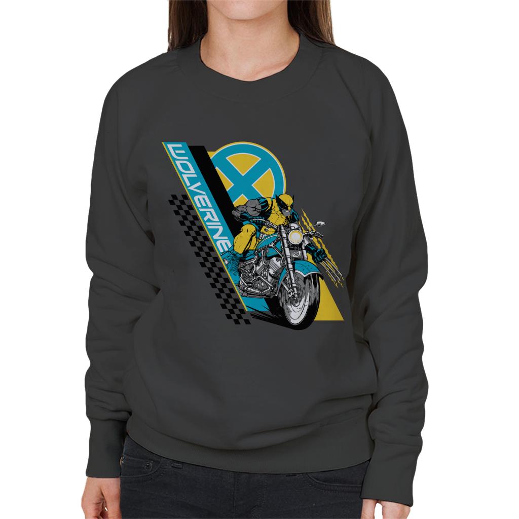 Marvel Wolverine Motorcycle X Men Women's Sweatshirt product image 1