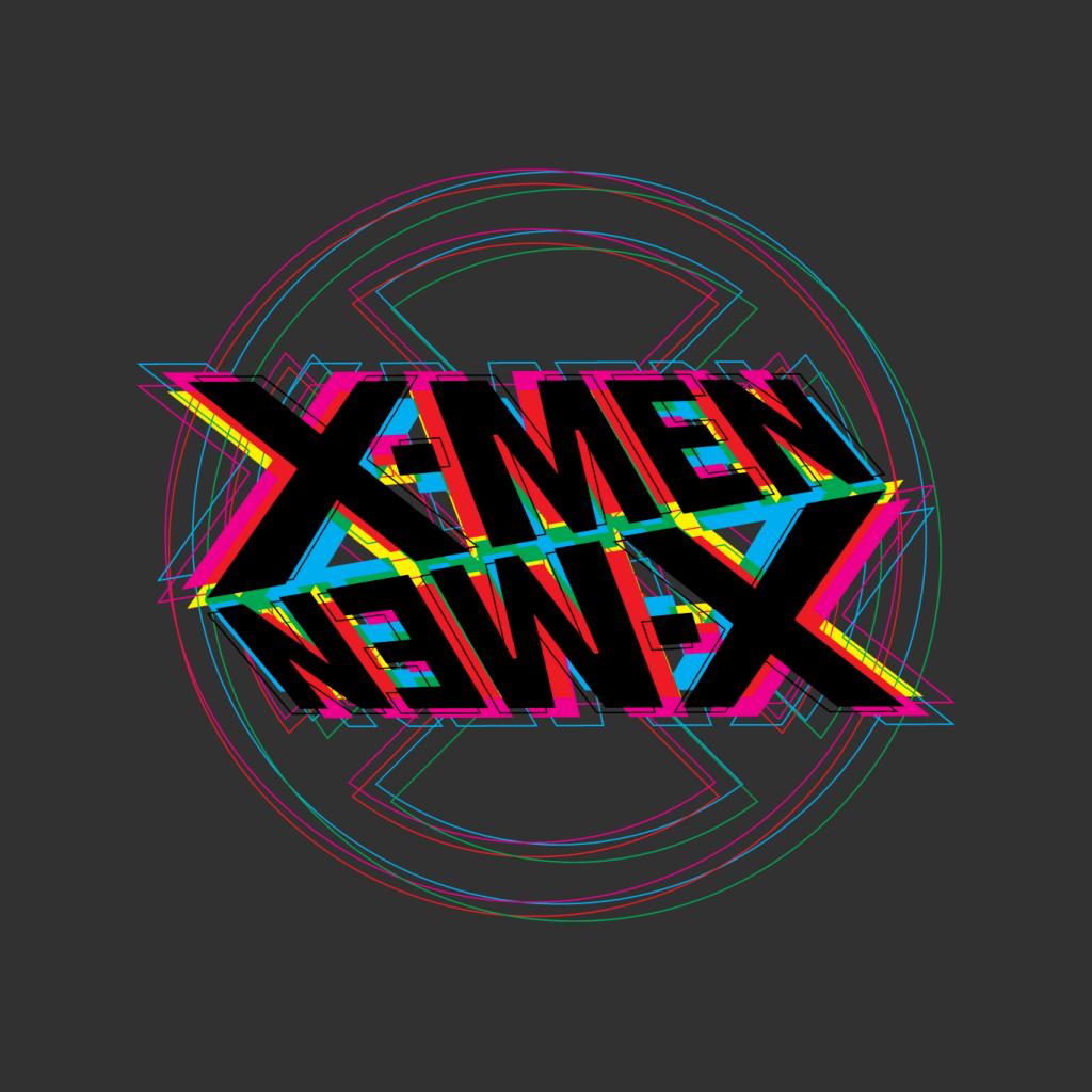Marvel X Men Multicolour Text Logo Abstract Art Men's product image 2