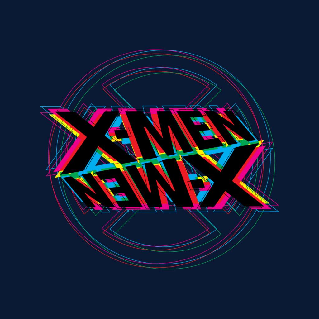 Marvel X Men Multicolour Text Logo Abstract Art Kid's product image 5