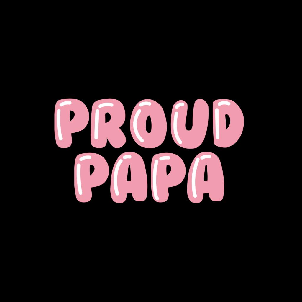 Proud Papa Fathers Day Men's T-Shirt product image 2