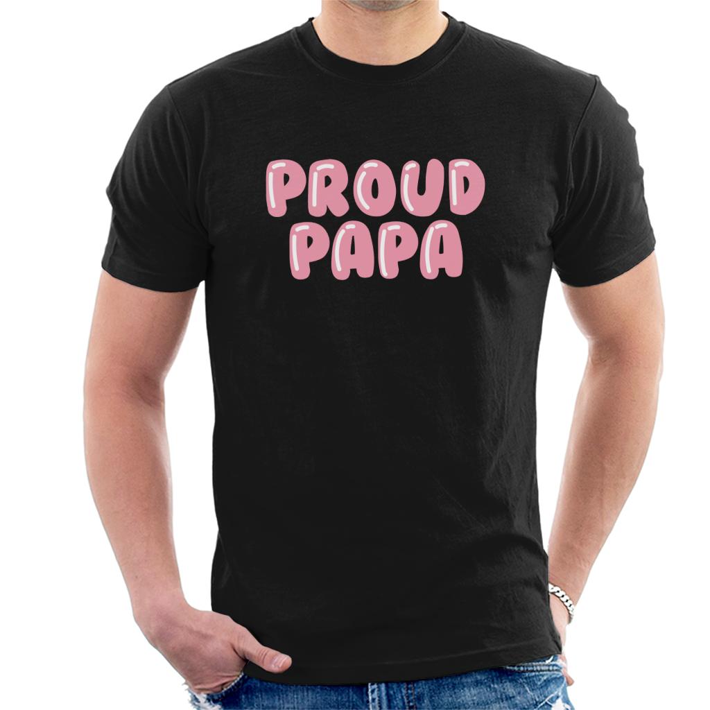 Proud Papa Fathers Day Men's T-Shirt product image 1